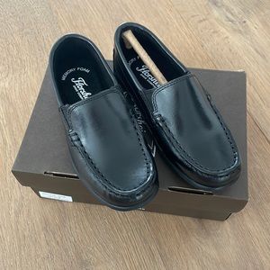 Boys black loafers. Brand new never worn with box.